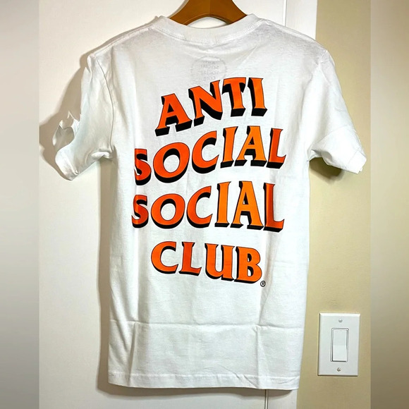 NWT ASSC Anti Social Social Club Clamps Tee White Size Small - Picture 2 of 7